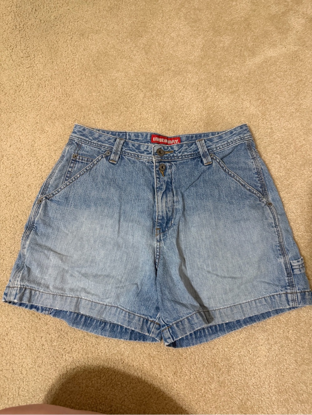 UNIONBAY Light Wash Blue Denim Shorts